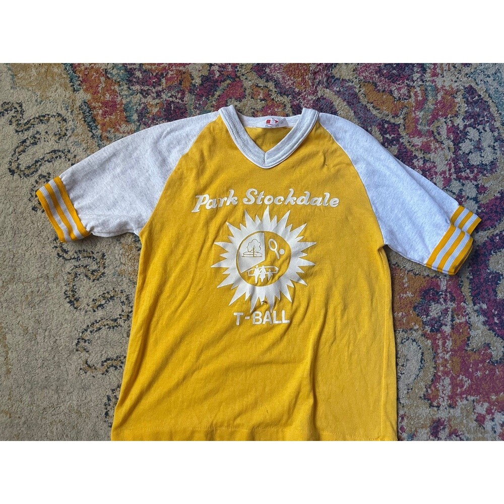 Vintage 70s Park Stockdale T-Ball Raglan T-Shirt